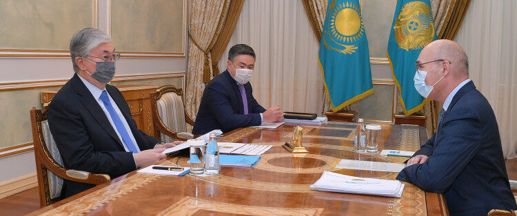 Президент Стратегиялық жоспарлау және реформалар агенттігінің төрағасы Қайрат Келімбетовті қабылдады