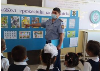 Жамбылдық полицейлер Назар аударыңыз-балалар!» ЖАІШ  қорытындылады