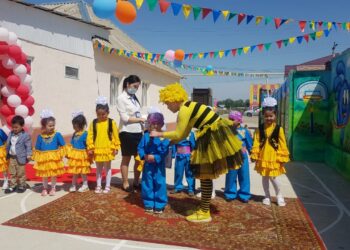 Жамбыл облысында кәсіпкер ауылына балабақша салып берді