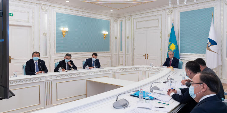 Президент Қасым-Жомарт Тоқаев Жоғары еуразиялық экономикалық кеңестің отырысына қатысты