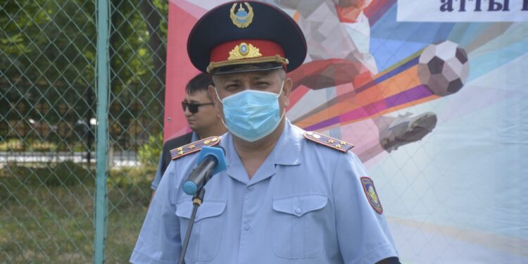 Жамбылдық полицейлер кіші футболдан турнир өткізді