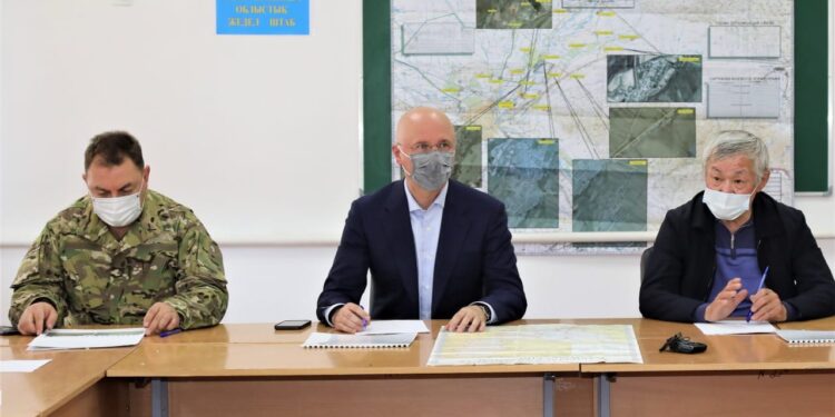 Р. СКЛЯР БАСТАҒАН ҮКІМЕТТІК КОМИССИЯ БАЙЗАҚ АУДАНЫНДАҒЫ ОҚИҒА ОРНЫНА БАРДЫ