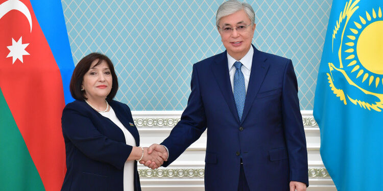 Қазақстан Президенті Әзербайжан Милли Мәжілісінің спикері Сагиба Гафарованы қабылдады