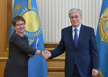 Мемлекет басшысы Еуропалық қайта құру және даму банкінің президенті Одиль Рено-Бассомен кездесті