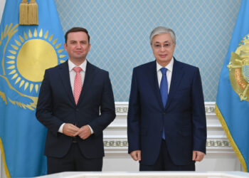Президент Қасым-Жомарт Тоқаев Солтүстік Македонияның Сыртқы істер министрі Буяр Османиді қабылдады