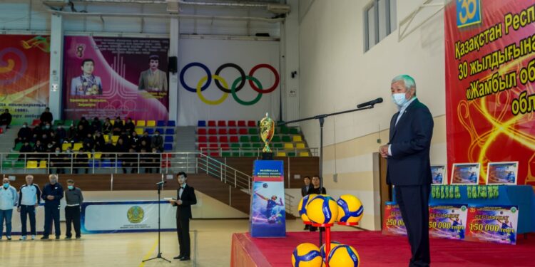 Жамбыл облысында волейболдан облыс әкімінің кубогы үшін турнир басталды