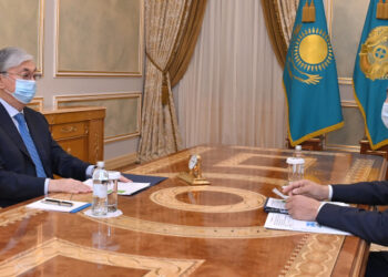 Мемлекет басшысы Нұр-Сұлтан қаласының әкімі Алтай Көлгіновті қабылдады
