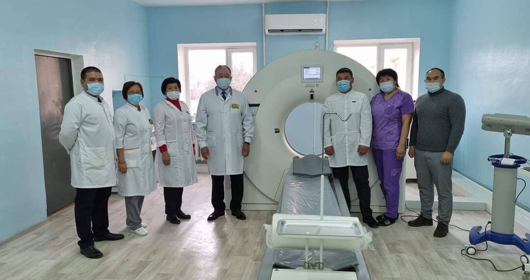 Аудандық орталық ауруханасында компьютерлік томография кабинеті ашылды
