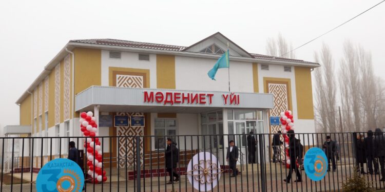 Жуалыда «Ауыл – ел бесігі» бағдарламасы аясында жаңа Мәдениет үйі пайдалануға берілді