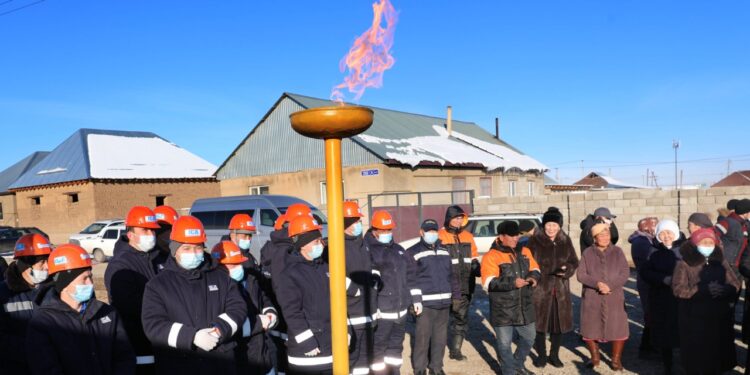 Байзақ ауданы тұрғындарының 99 пайызы газға қосылды