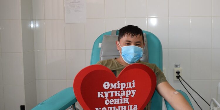 Жамбылдық өрт сөндіруші-құтқарушыларға донорлық ету жат емес