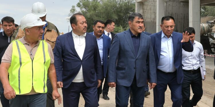 Нұржан Нұржігітов Қордай ауданындағы құрылыс жұмыстарының барысын тексерді