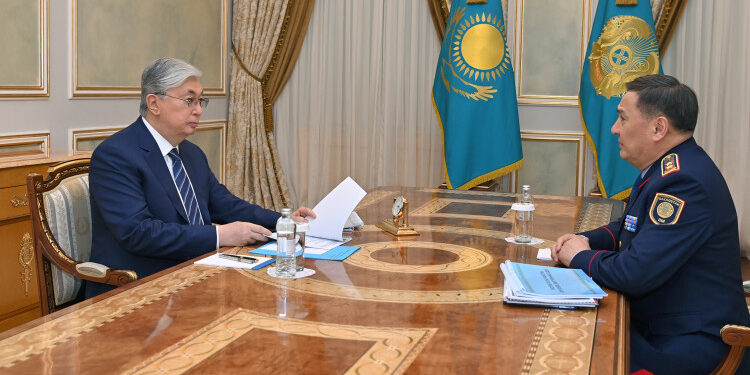 Мемлекет басшысы Ішкі істер министрі Марат Ахметжановты қабылдады