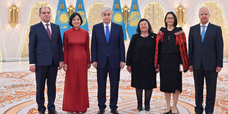 Президент Қасым-Жомарт Тоқаев бірқатар мемлекеттің елшілерінен сенім грамоталарын қабылдады