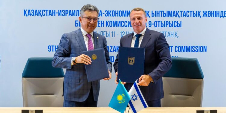 Сауда-экономикалық ынтымақтастық жөніндегі Қазақстан-Израиль Үкіметаралық комиссиясының 9-шы отырысы өтті