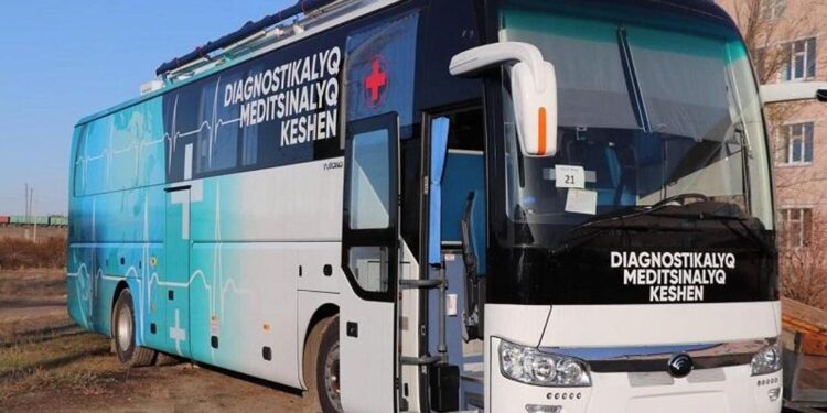 Көлік медицинасы: ҚР шалғай ауылдарының тұрғындары 1,4 млн-нан астам медициналық қызмет алды