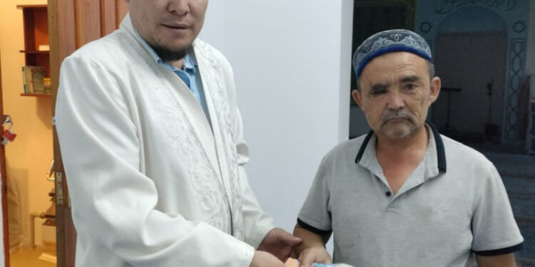 Меркі ауданында мұқтаж жандарға көмек көрсетілді