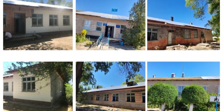 Жамбыл облысы Мойынқұм ауданы Бірлік ауылындағы дәрігерлік амбулаторияның ғимаратын күрделі жөндеуден өтті
