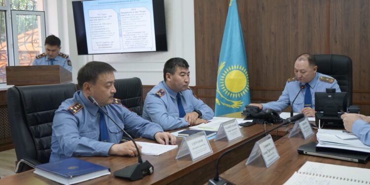 Жамбыл облысының Полиция департаменті бірінші жартыжылдықты қорытындылады