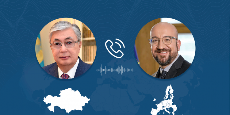Мемлекет басшысы Еуропа одағының президенті Шарль Мишельмен телефон арқылы сөйлесті