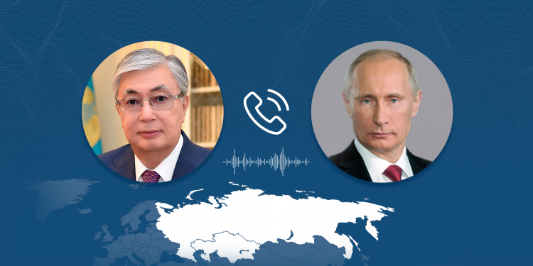 Мемлекет басшысы Қасым-Жомарт Тоқаев Ресей Президенті Владимир Путинмен телефон арқылы сөйлесті