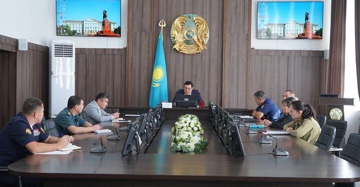 Төтенше жағдайлардың алдын алу және оларды жою жөніндегі қалалық комиссия отырысы өтті