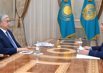 Мемлекет басшысы Ішкі істер министрі Марат Ахметжановтың баяндамасын тыңдады