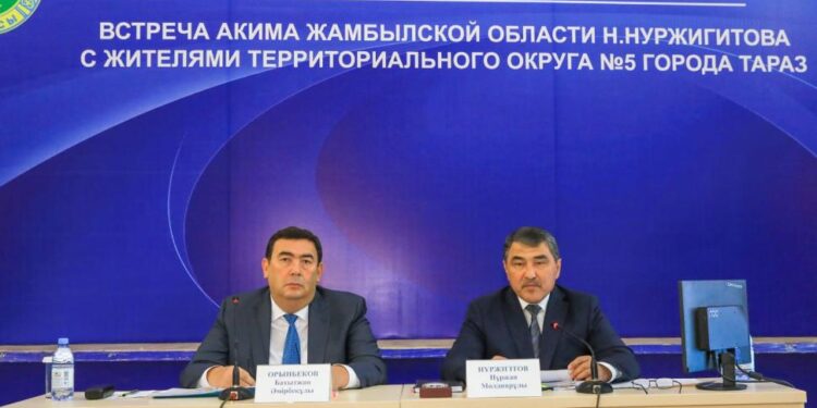 Жамбыл облысы әкімі тараздықтардың талап-тілегін тыңдады
