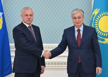 Президент Қасым-Жомарт Тоқаев ҰҚШҰ Бас хатшысы Станислав Засьті қабылдады