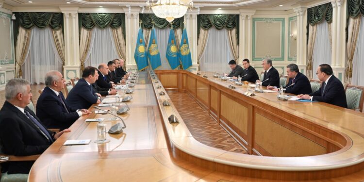 Қасым-Жомарт Тоқаев ТМД Үкіметтері басшылары кеңесінің мүшелерімен кездесті