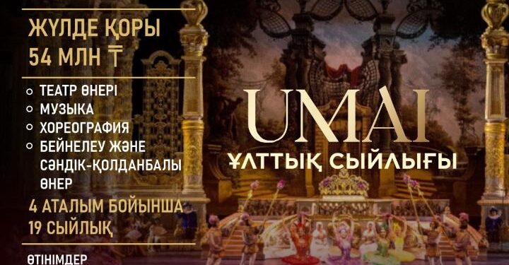 UMAI: үздік өнер қайраткерлері ақшалай сыйлыққа ие болады