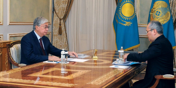 Мемлекет басшысы Қаржылық мониторинг агенттігінің төрағасы Жанат Элимановты қабылдады