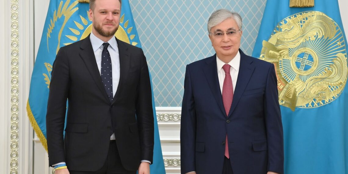 Президент Литва Сыртқы істер министрі Габриэлюс Ландсбергисті қабылдады