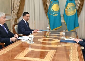 Мемлекет басшысы Жоғарғы Соттың жаңа төрағасы Асламбек Мерғалиевті қабылдады