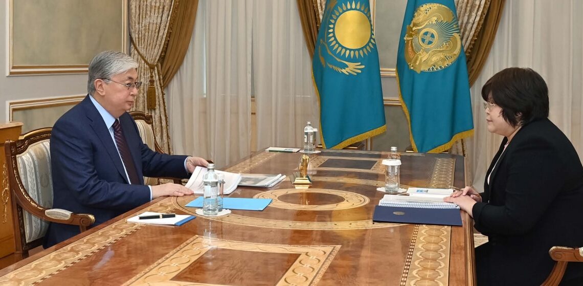 Мемлекет басшысы Эльвира Азимованы қабылдады