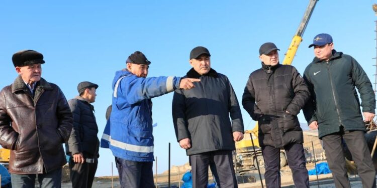 Жамбыл облысының әкімі Шу ауданындағы Тасөткел су қоймасына барды