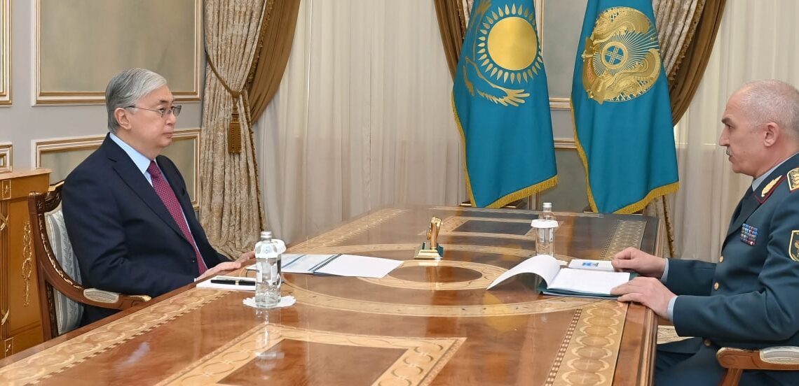 Мемлекет басшысы Қорғаныс министрі Руслан Жақсылықовты қабылдады
