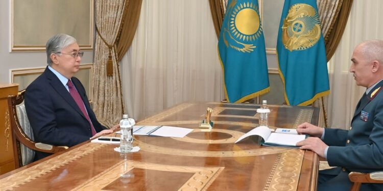 Мемлекет басшысы Қорғаныс министрі Руслан Жақсылықовты қабылдады