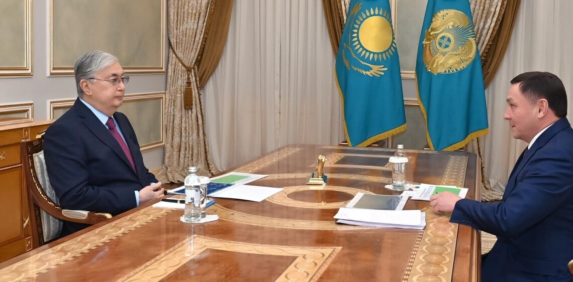 Мемлекет басшысы Ақмола облысының әкімі Ермек Маржықпаевты қабылдады