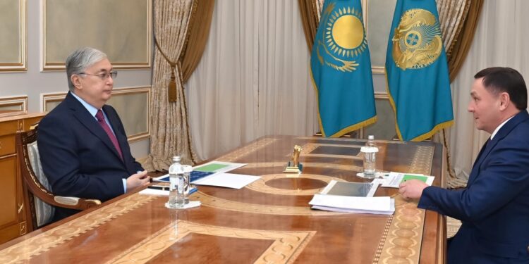 Мемлекет басшысы Ақмола облысының әкімі Ермек Маржықпаевты қабылдады
