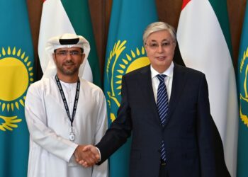 Мемлекет басшысы Abu Dhabi Ports Group компаниясының бас директоры Мұхаммед әл-Шамисимен кездесті