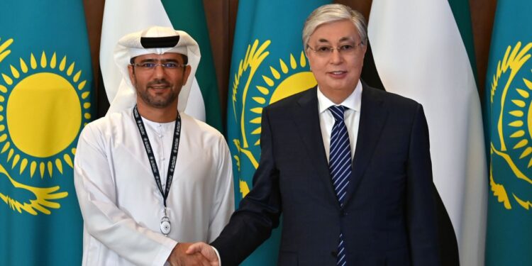 Мемлекет басшысы Abu Dhabi Ports Group компаниясының бас директоры Мұхаммед әл-Шамисимен кездесті