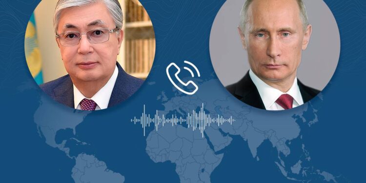 Мемлекет басшысы Қасым-Жомарт Тоқаев Ресей Президенті Владимир Путинмен телефон арқылы сөйлесті