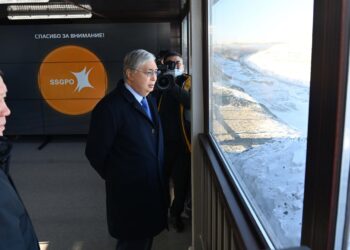 Президент «Соколов-Cарыбай кен байыту өндірістік бірлестігі» (ССКӨБ) акционерлік қоғамына барып, Соколов кен орнының жұмысымен танысты