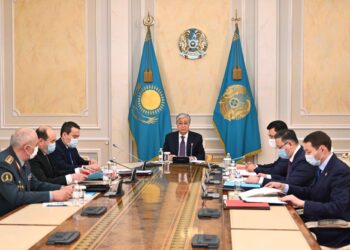Президент Қасым-Жомарт Тоқаевтың төрағалығымен Қазақстан Республикасы Қауіпсіздік Кеңесінің кезекті отырысы өтті