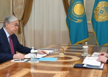 Мемлекет басшысы Астана қаласының әкімі Жеңіс Қасымбекті қабылдады