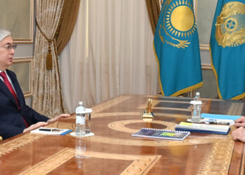 Мемлекет басшысы Ұлттық қауіпсіздік комитетінің төрағасы Ермек Сағымбаевты қабылдады