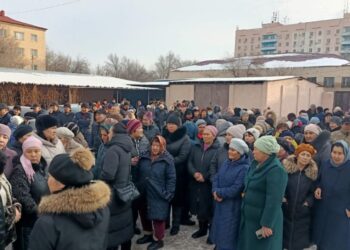 Таразда университет жұмысшылары бас көтерді
