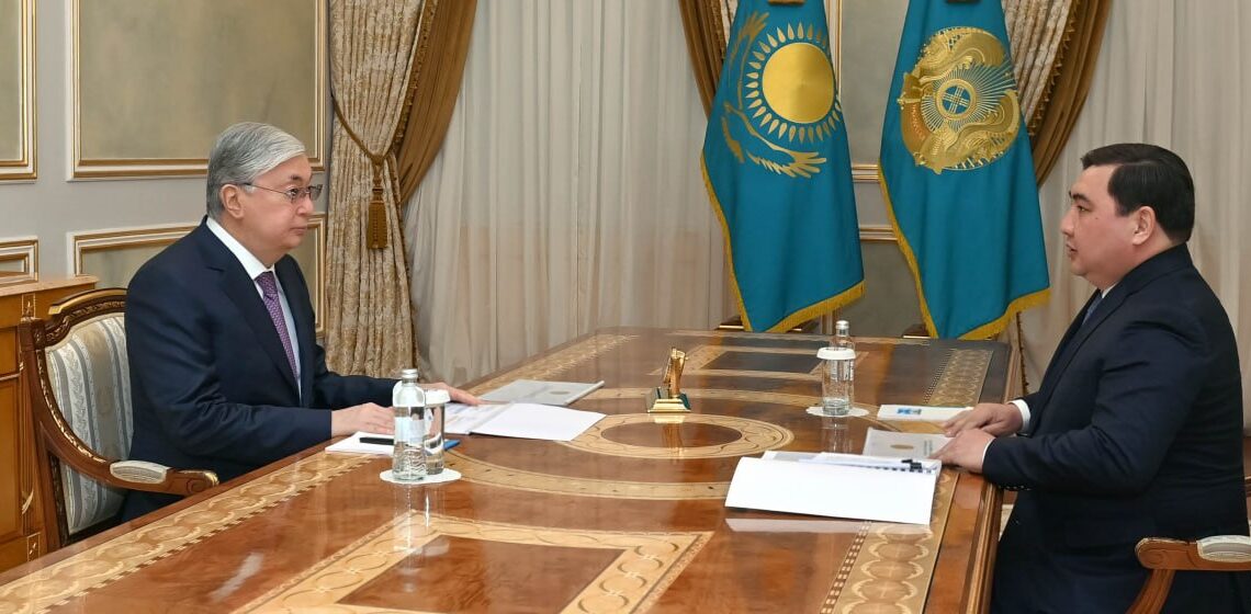Президент Мемлекеттік қызмет істері агенттігінің төрағасы Дархан Жазықбаевты қабылдады