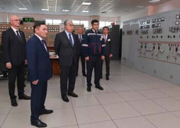 Мемлекет басшысы Степногорск қаласының жылу электр орталығының жұмысымен танысты